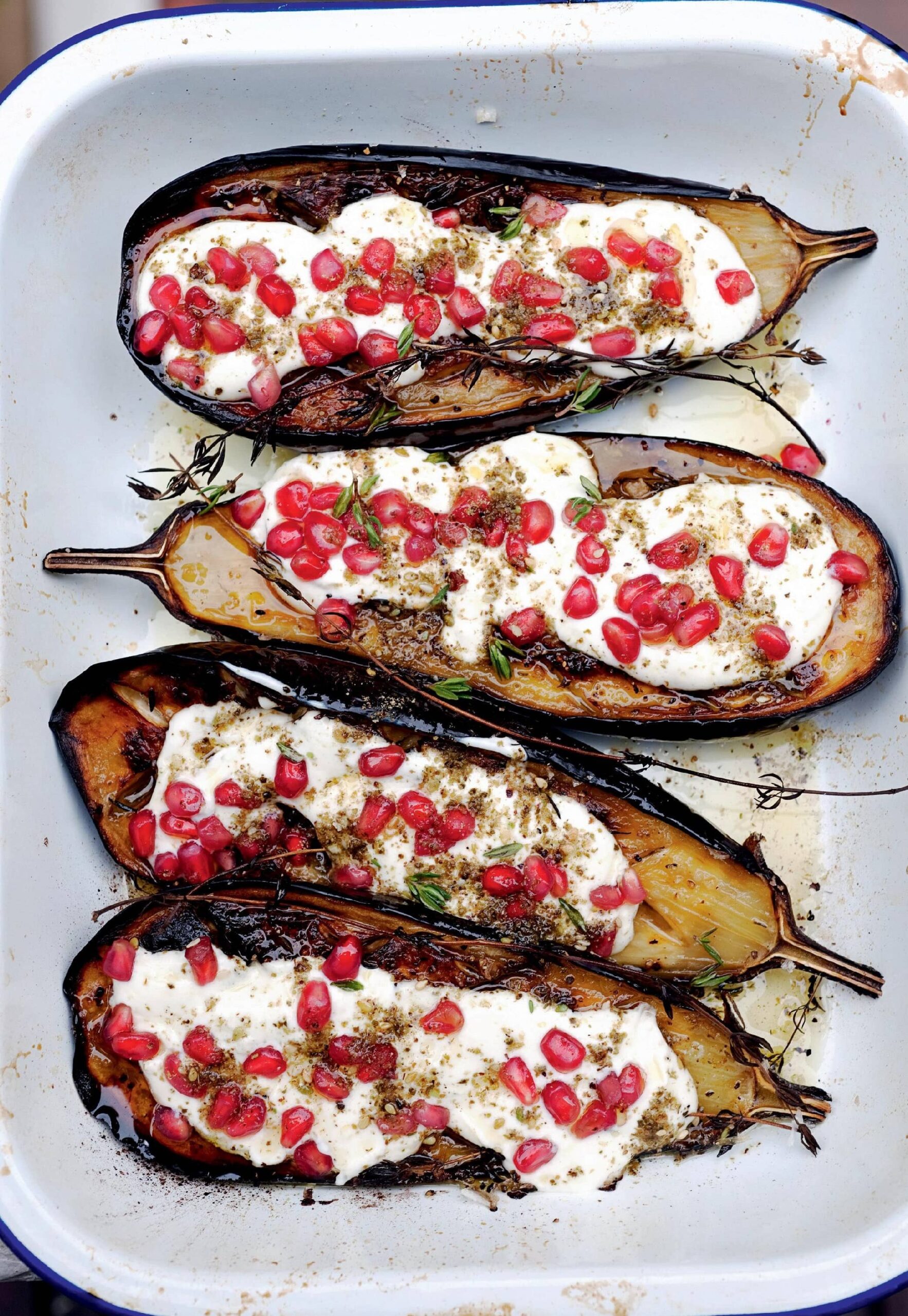 Aubergines with Buttermilk Sauce