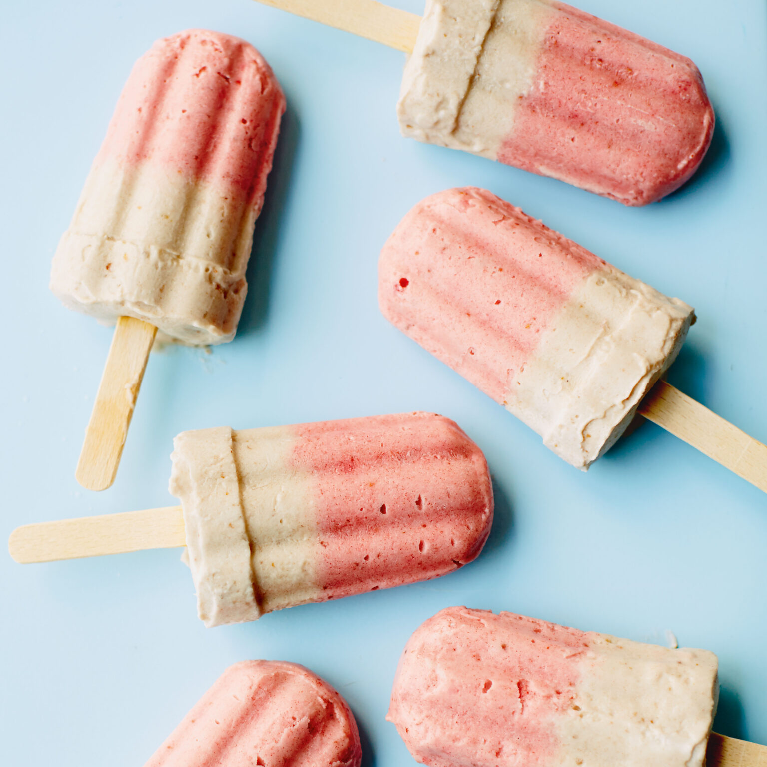 Strawberry and Coconut Ice Lollies Recipe Summer Ice Cream