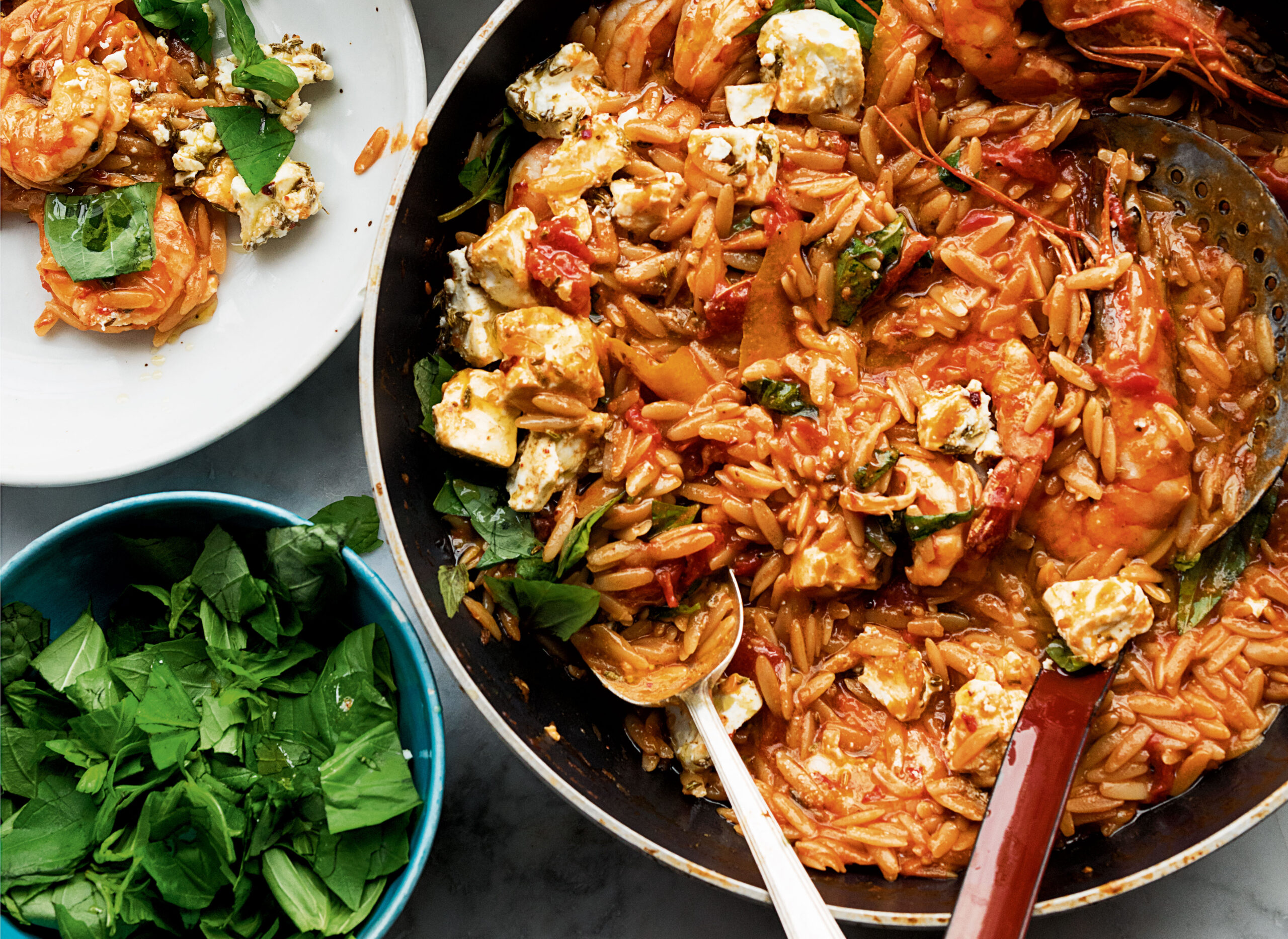 Ottolenghi prawn orzo