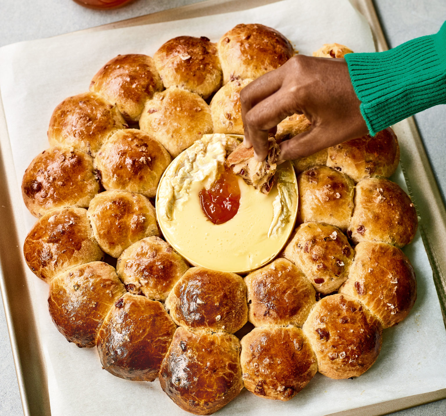 Nadiya Hussain Brioche Wreath Bread Recipe BBC2 Nadiya Bakes