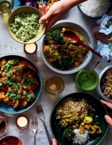A collection of curry house-inspired recipes for vegans