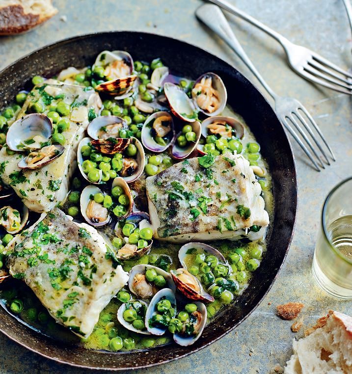 Cod with Peas and Parsley | Easy Midweek Meals