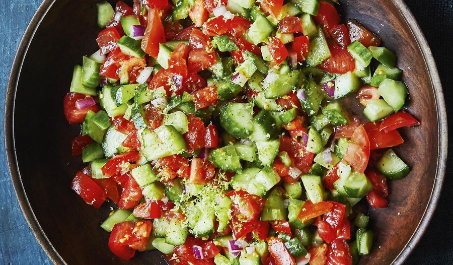 Sanna Mirza Salad Shirazi | Recipe from Grenfell's Together Cookbook