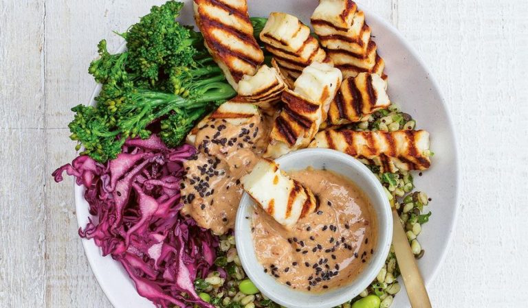 Bang Bang Halloumi Cheese | Asian Salad & Bowl Recipes