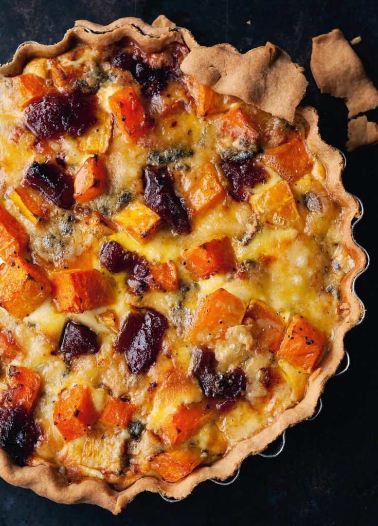 Membrillo and Stilton Quiche