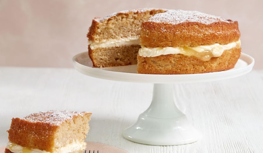 Apple & Lemon Sandwich Cake Recipe | Mary Berry Quick Cooking Series - Easy Sponge Cake Recipe
