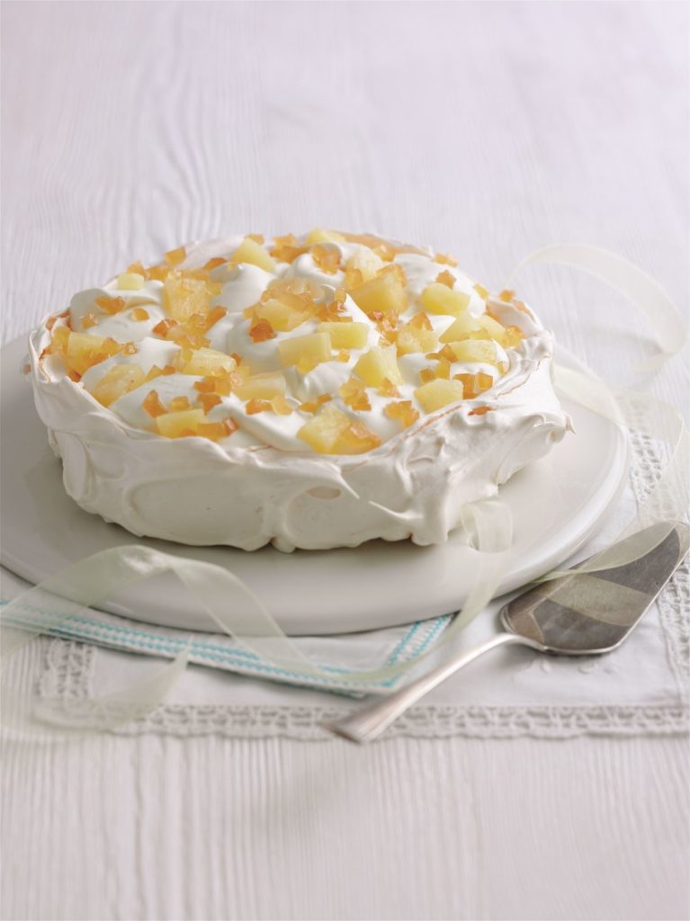 Pineapple and Ginger Pavlova