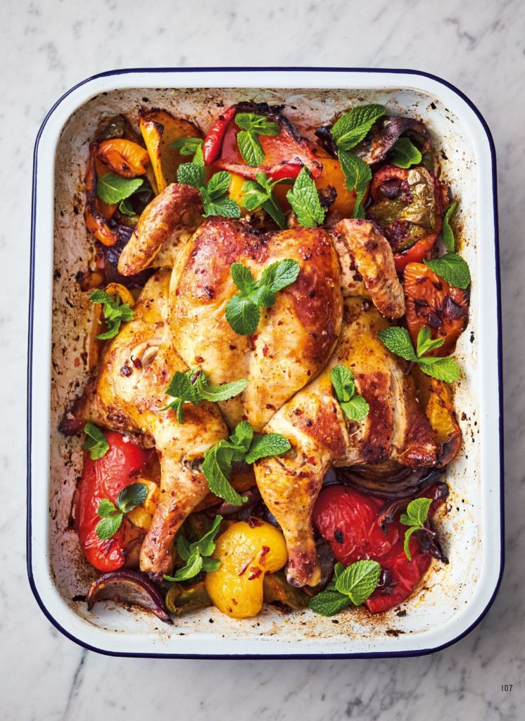 Harissa Chicken Traybake