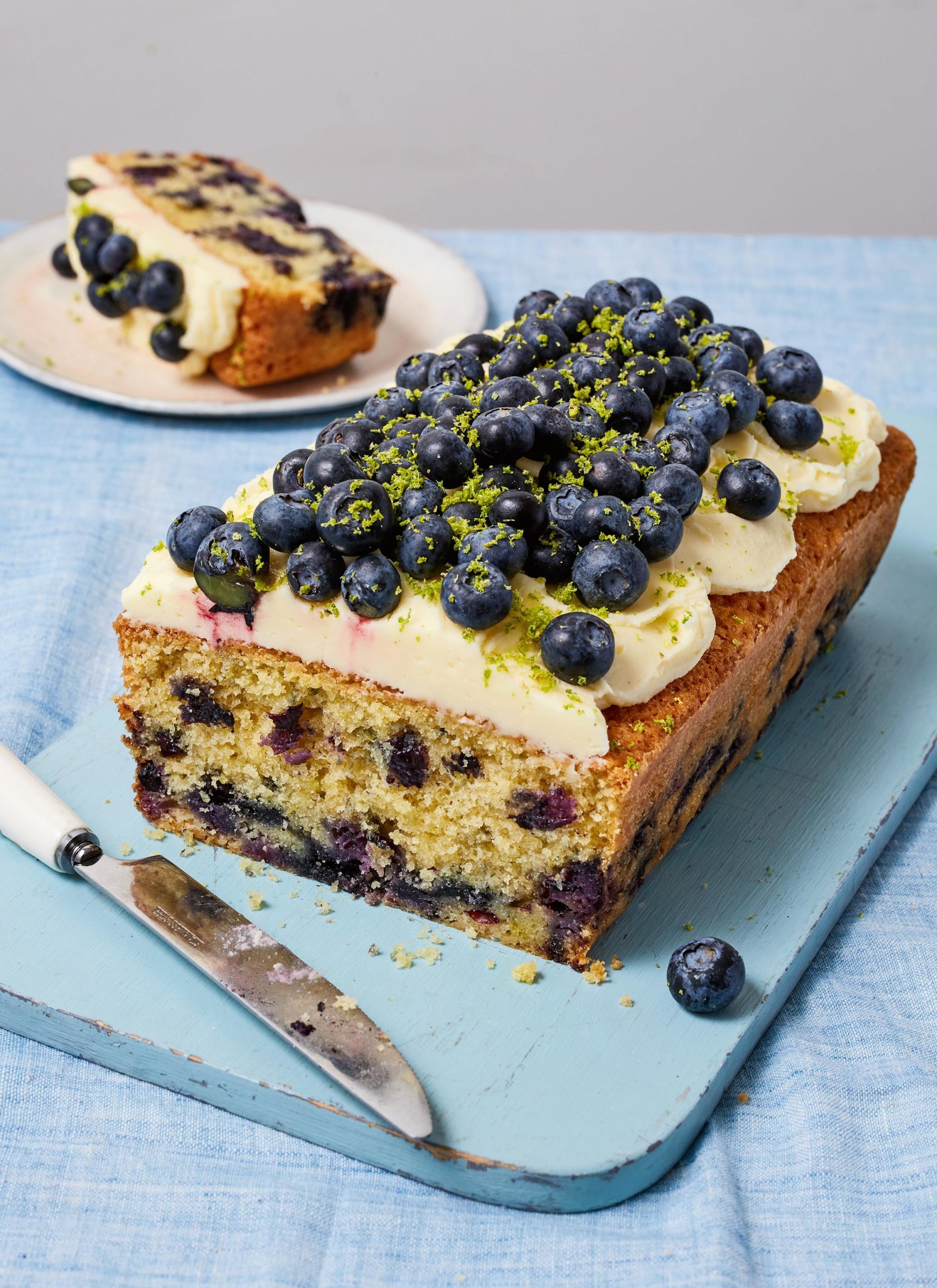 Blueberry Lime Loaf Cake | Easy Baking