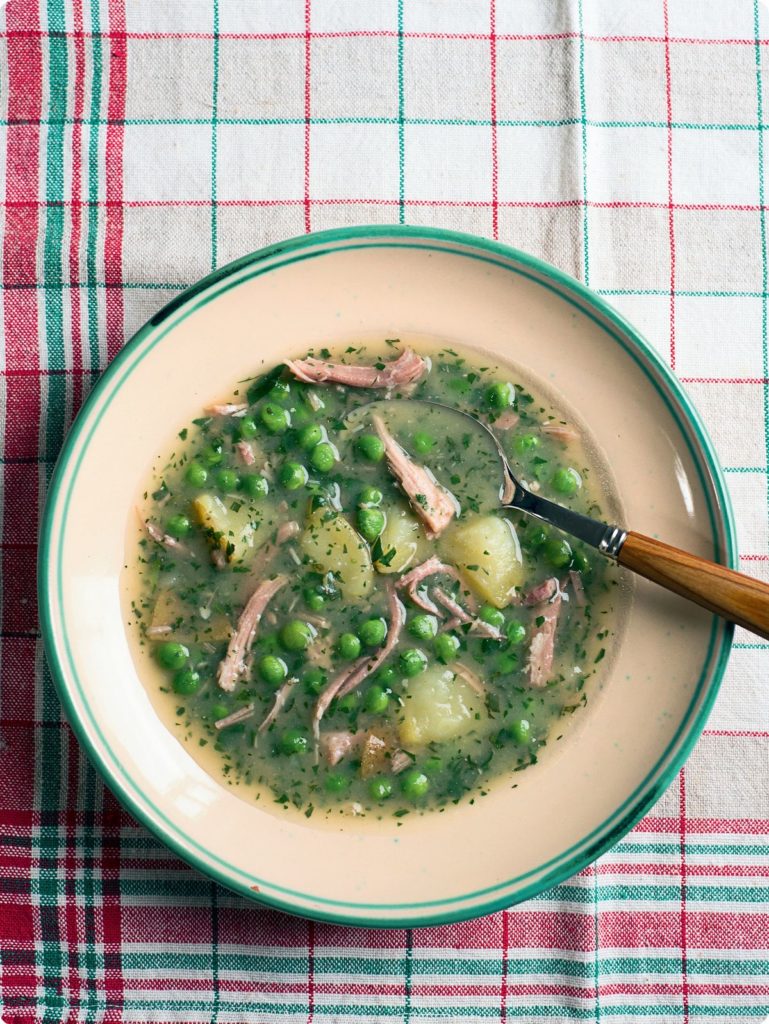 Ham, Pea and Mint Casserole