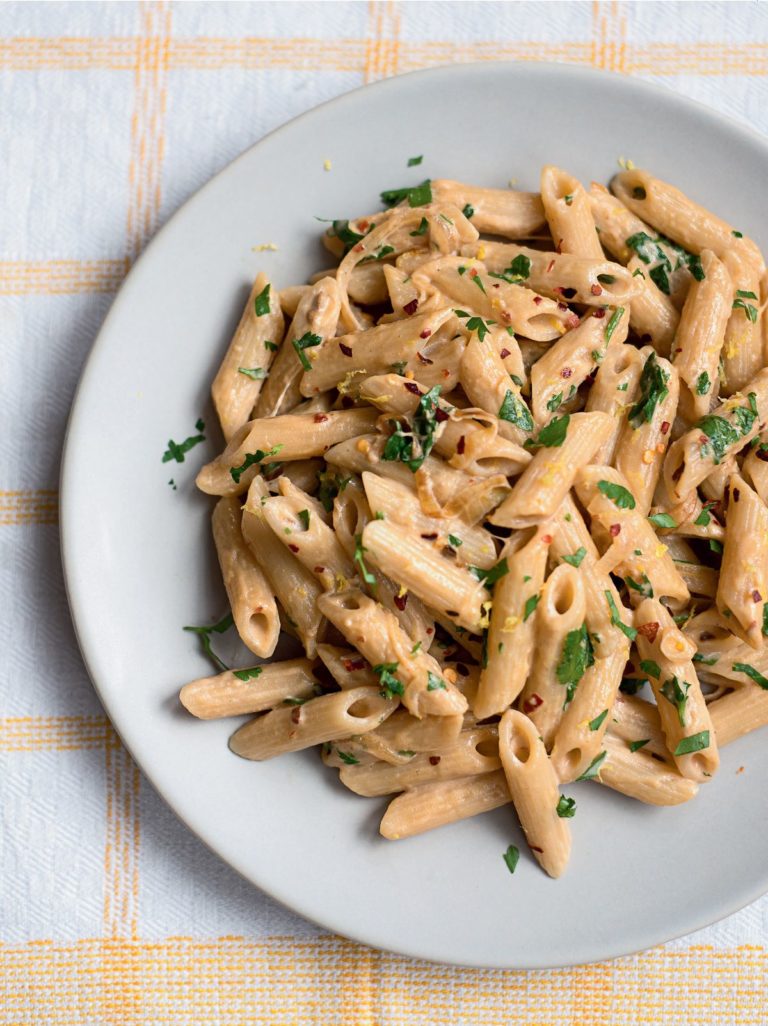 Creamy Salmon Pasta with a Chilli Lemon Kick