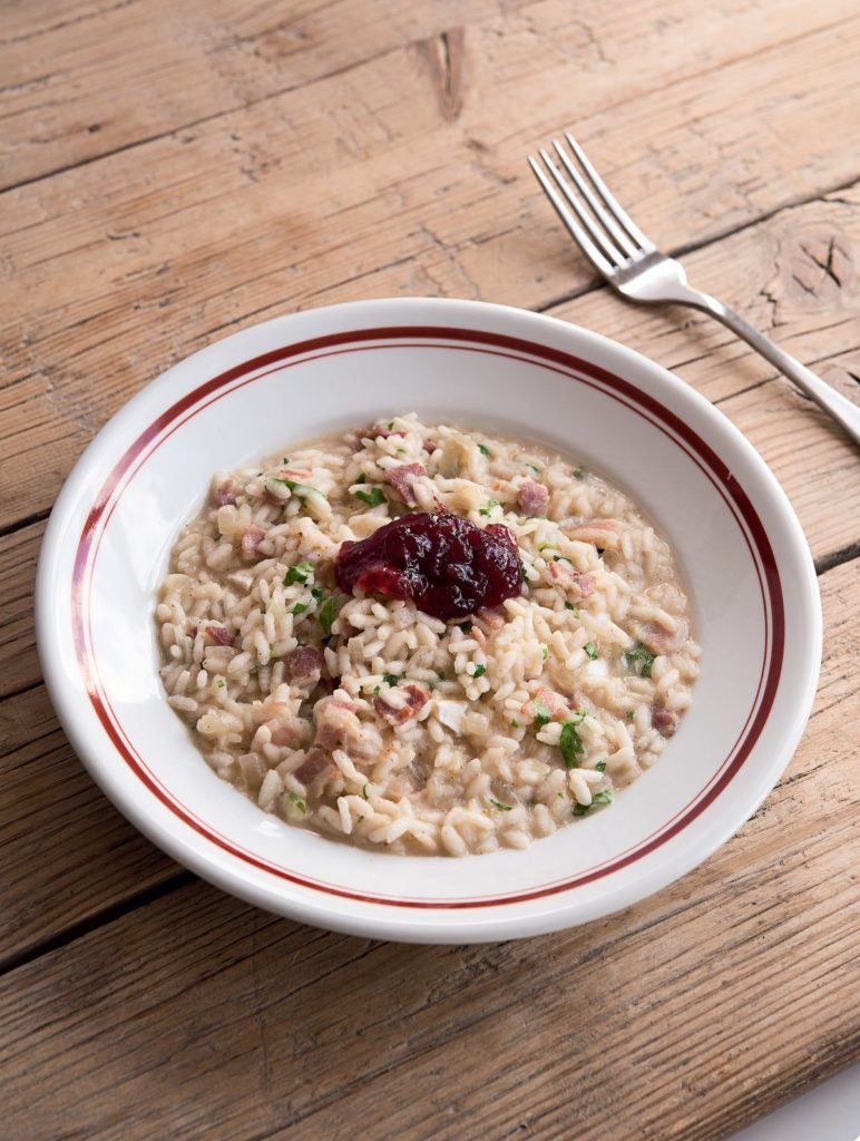 Brie and Bacon Risotto
