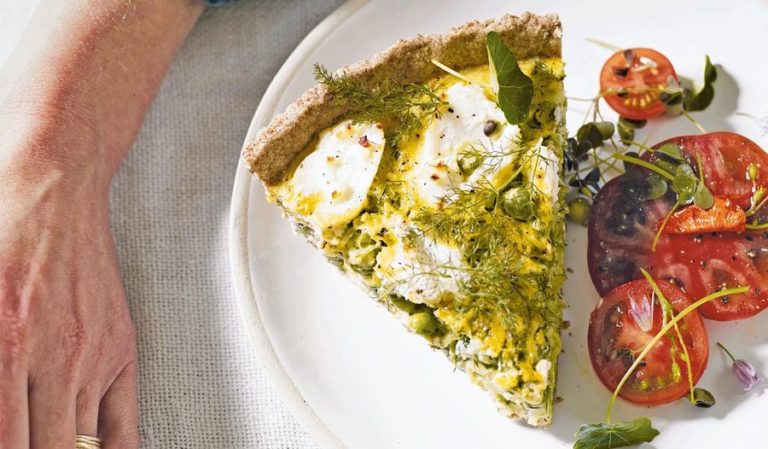 Courgette and Ricotta Tart | Summer Vegetarian Recipe