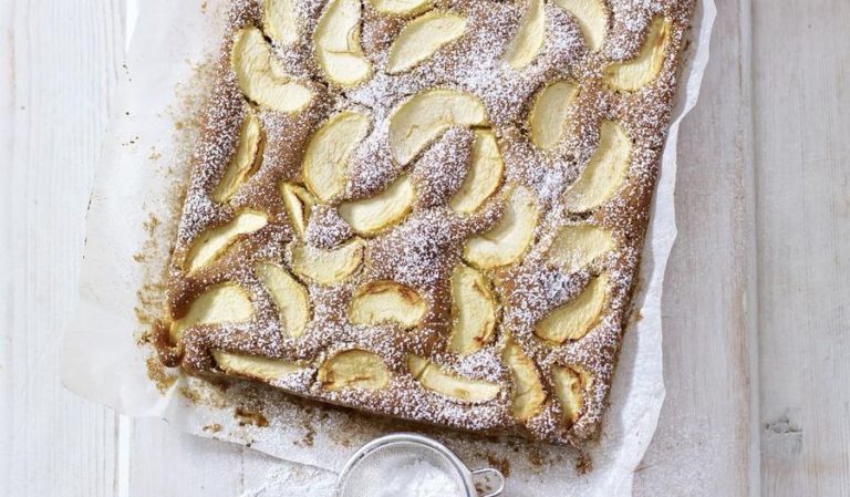 Spiced Dorset Apple Traybake