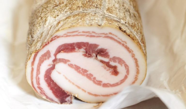 Pancetta Arrotolata (Home-cured pancetta)