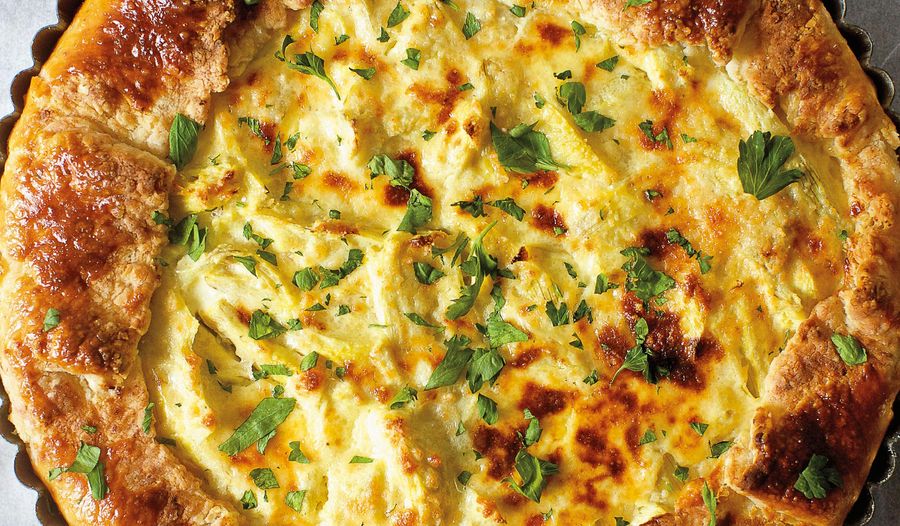 Artichoke and Parmesan Galette | Savoury Tart Recipe