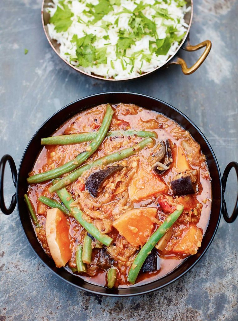 Aubergine Sambhar