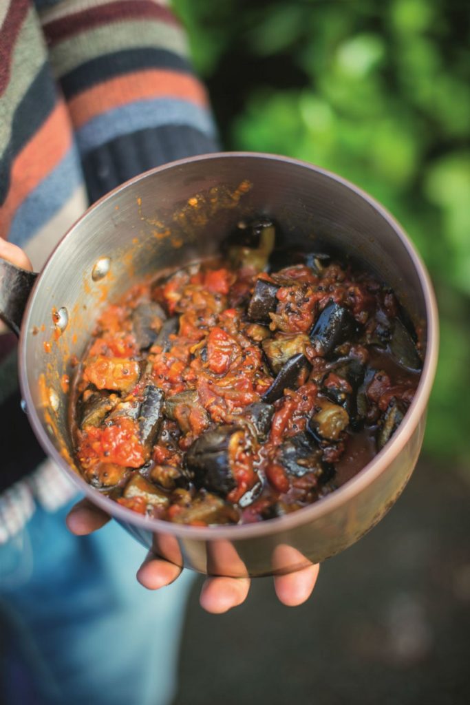 Aubergine, Fennel and Bean Stew