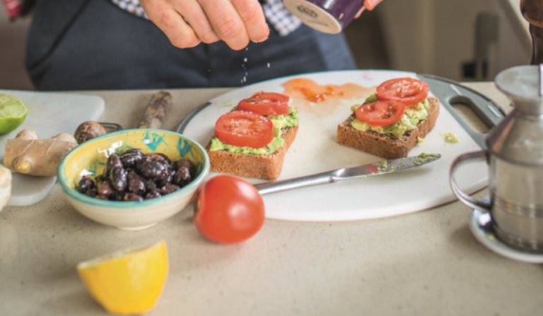 Avocado and Tomato Toastie