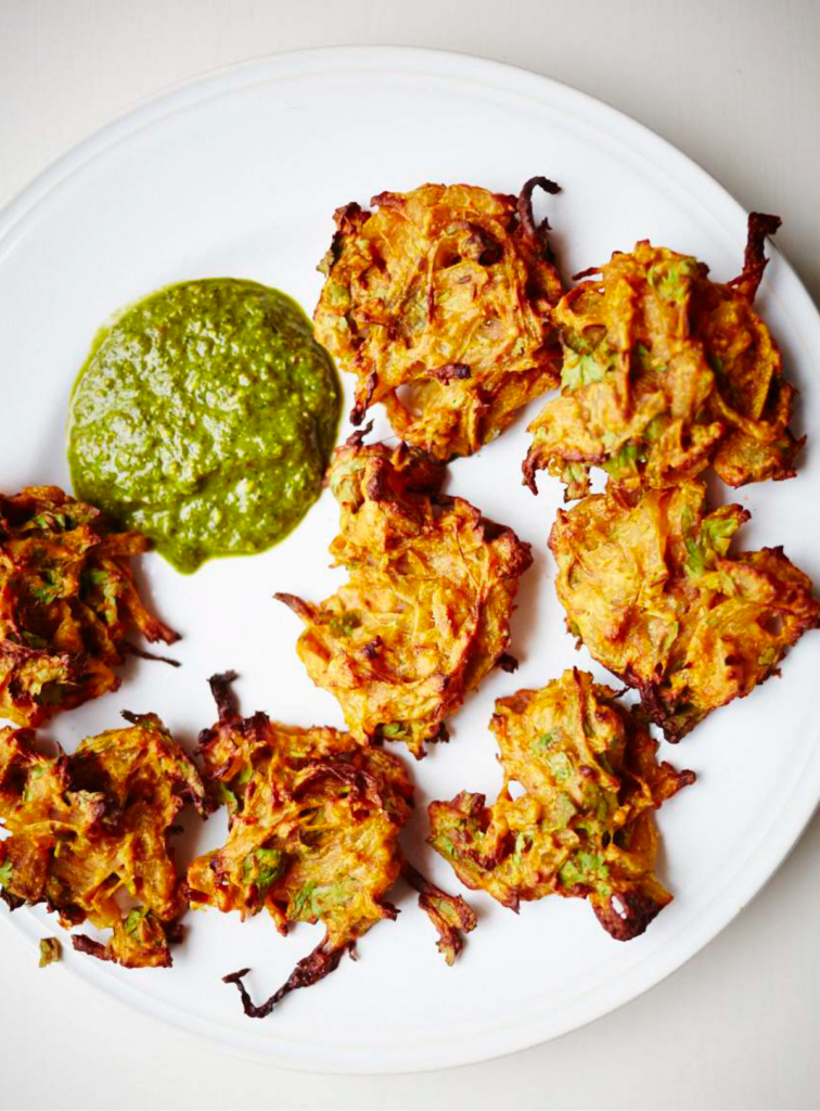 Baked Onion Bhajis (pyaz ke pakore)