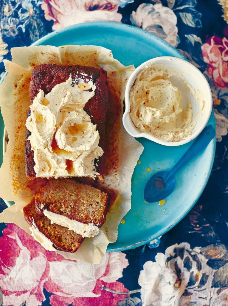 Banana Cake with Peanut Butter Frosting
