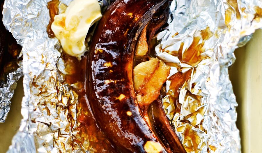 Roasted Treacle Toffee Bananas | Summer BBQ Recipes