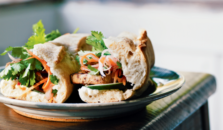 Lemongrass Tofu Banh Mi from The New Vegetarian