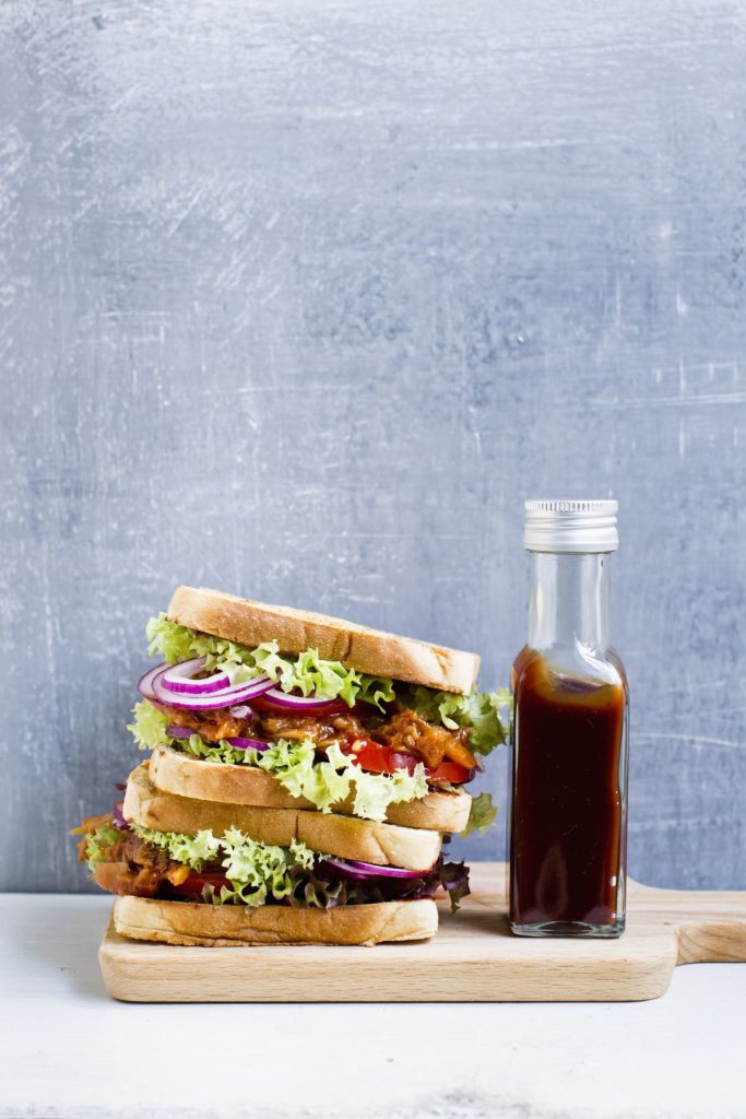 Barbecue Pulled Jackfruit Sandwich