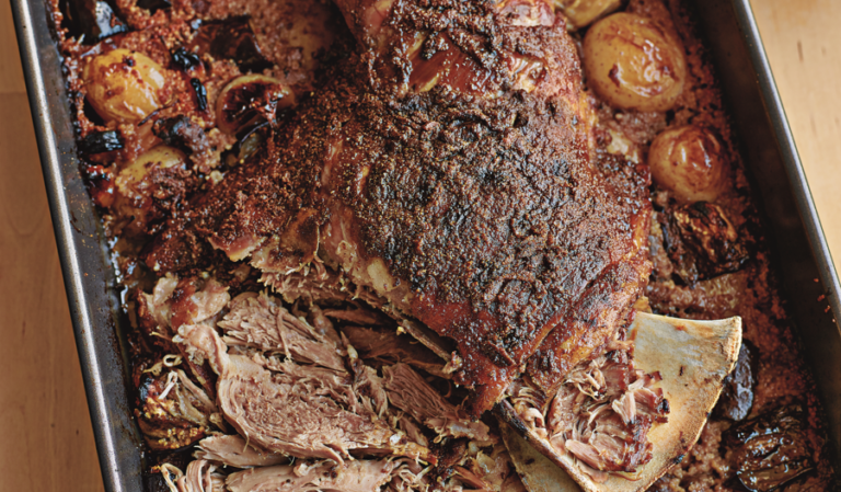 Cumin Slow-roasted Shoulder of Lamb with Couscous from One Pot Wonders