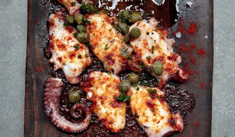 Octopus with Capers