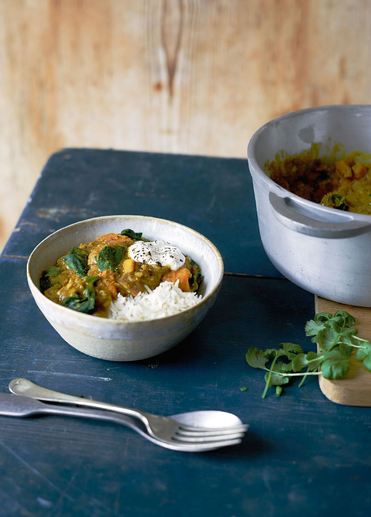Sweet Potato, Red Lentil and Coconut Curry