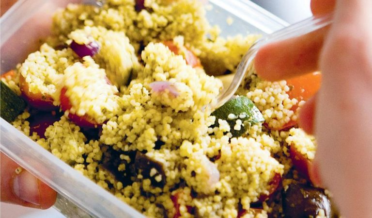 Vegetable Pesto Couscous