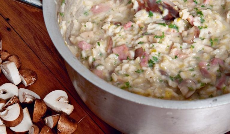 Leek and Bacon Risotto