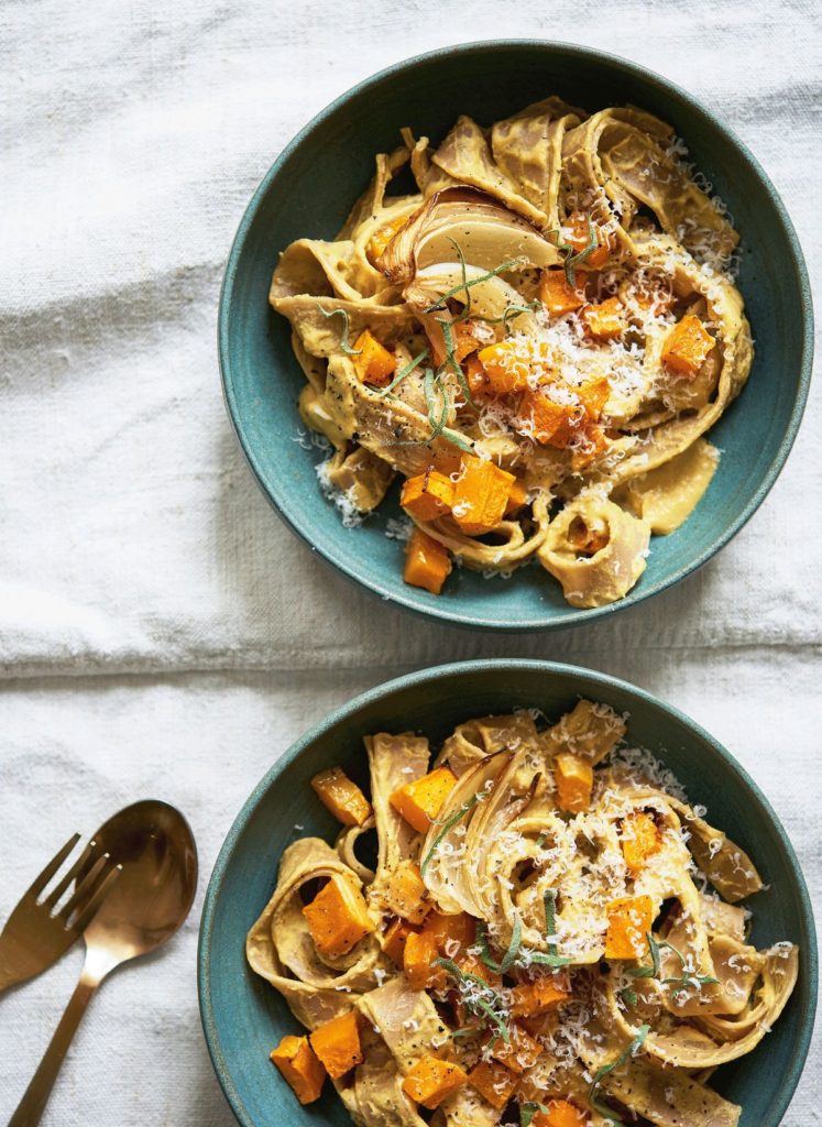 Butternut, Cashew, and Sage Pasta