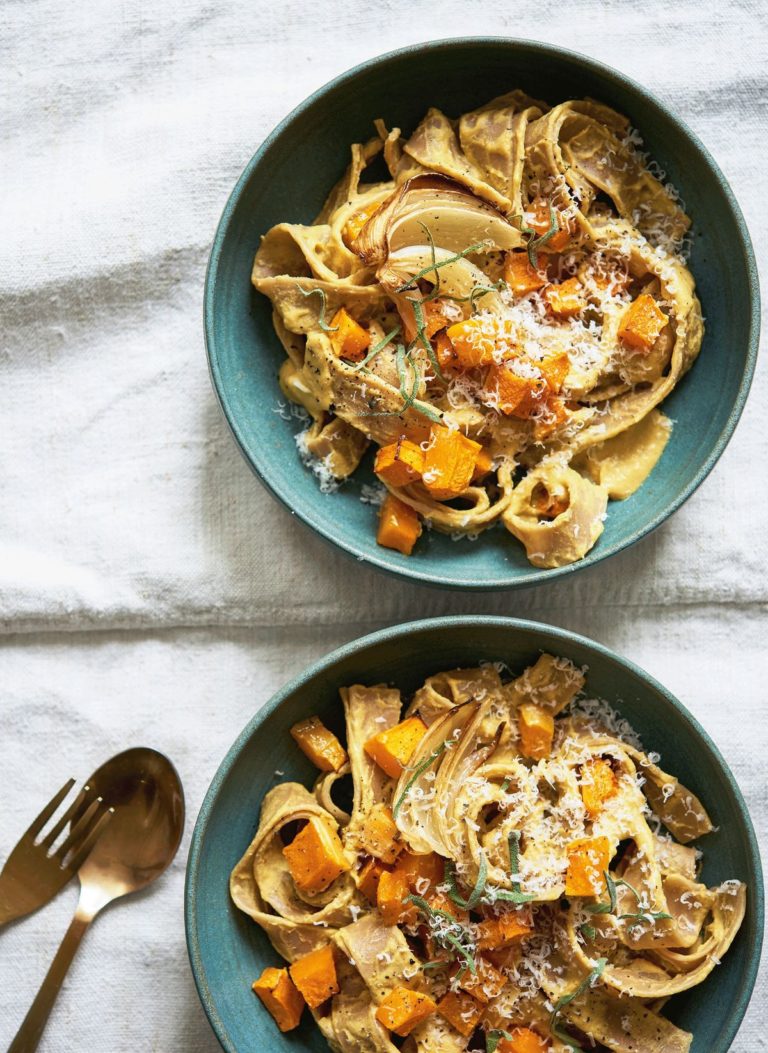 Butternut, Cashew, and Sage Pasta