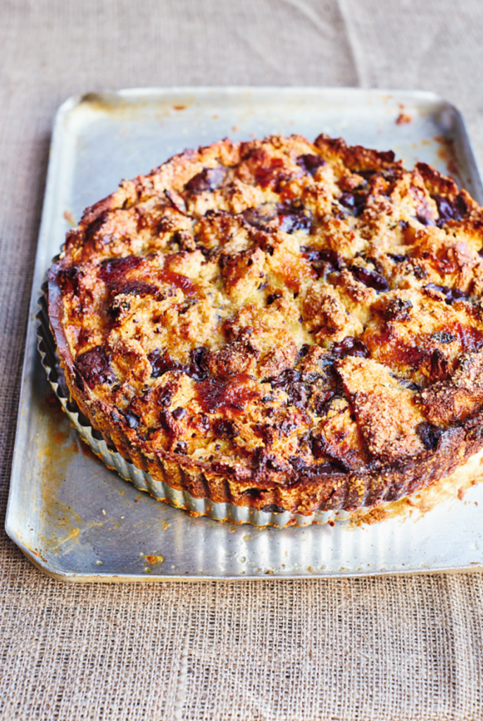 Bonkers Bread & Butter Panettone Pudding Tart
