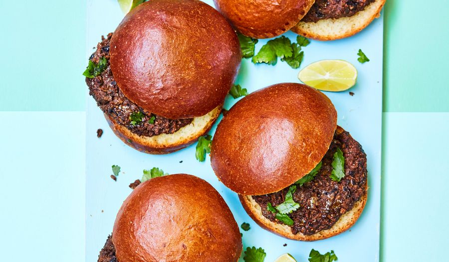 Chipotle Mushroom and Black Bean Burgers | Vegan Barbecue Recipe
