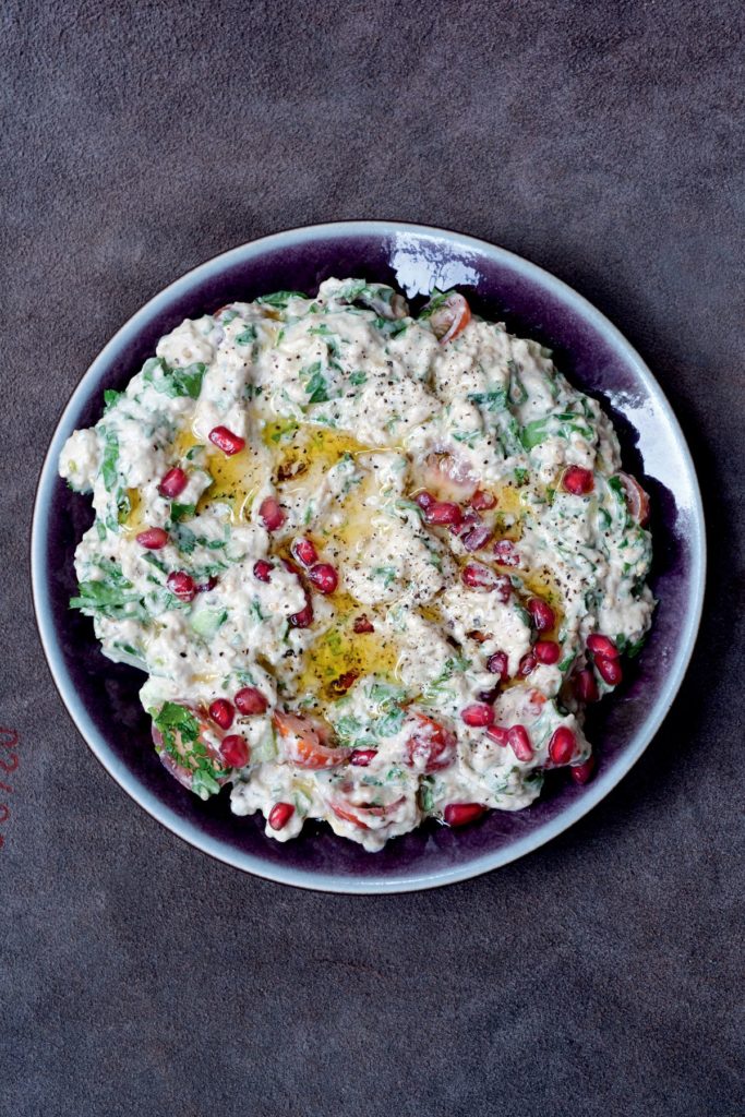 Yotam Ottolenghi’s Burnt Aubergine with Tahini