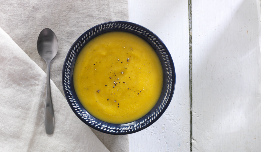 Curried Butternut Soup from Souping