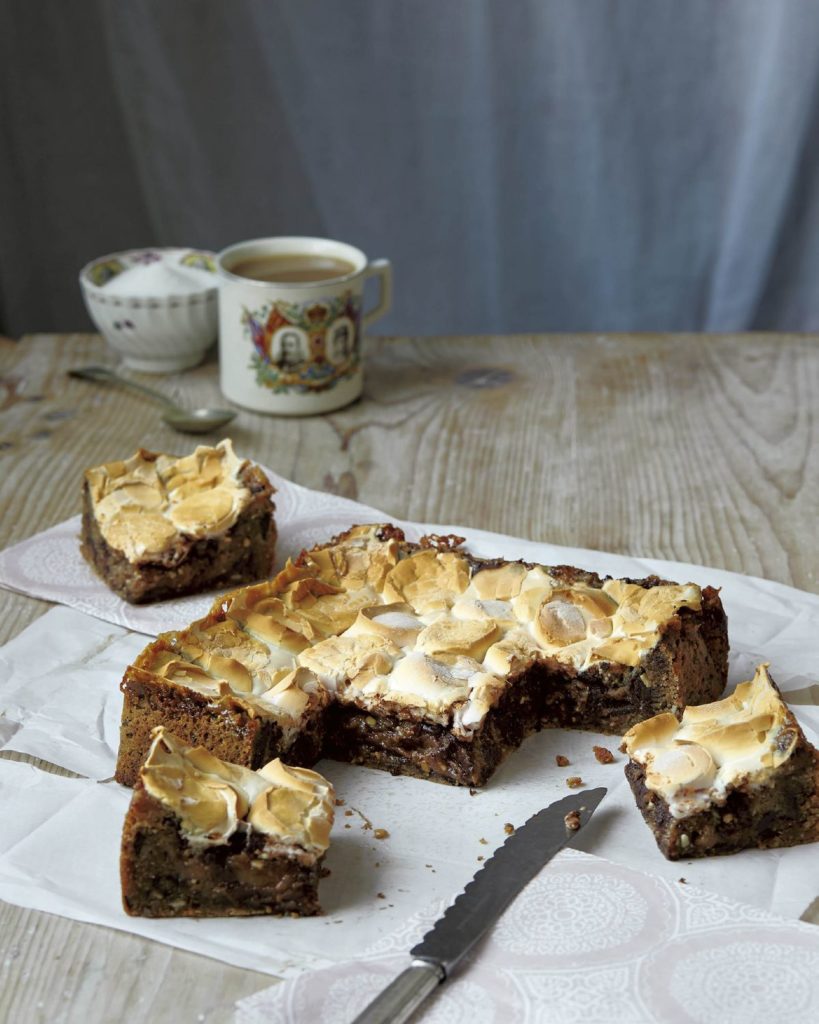 Peanut Butter and Marshmallow Blondies