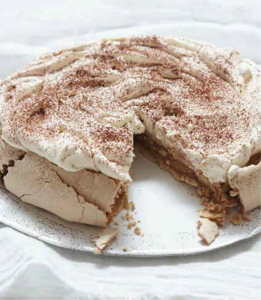 Cappuccino Pavlova