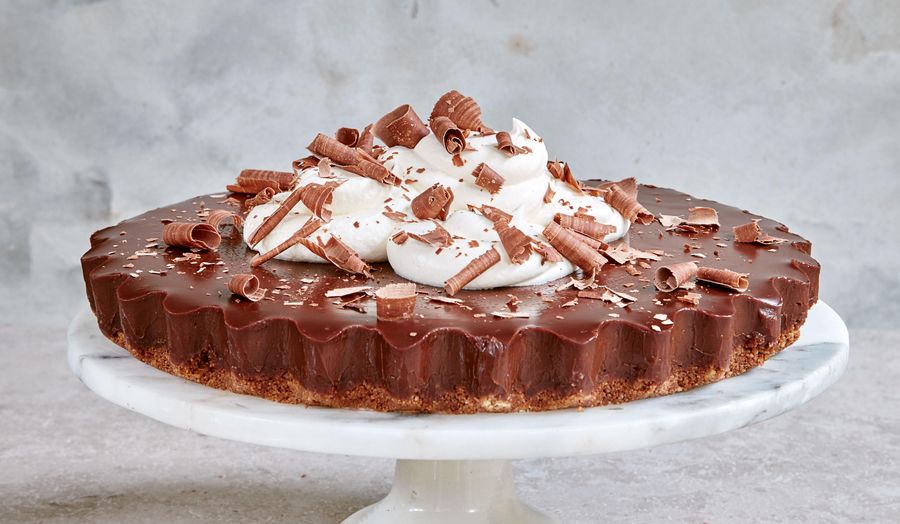 Mary Berry Chocolate Cappuccino Tart Cake Recipe | BBC 2 Quick Cooking