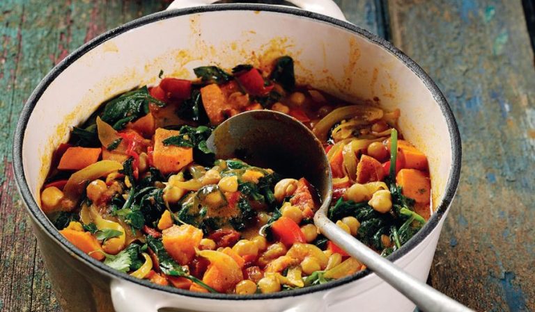 Caribbean-Inspired Chickpea Curry with Coconut Rice | Vegetarian Recipes