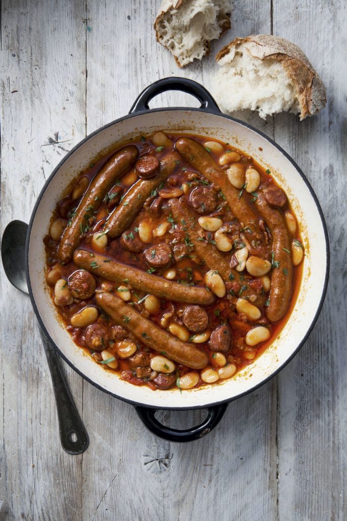 Merguez, Chorizo and Butter Bean Cassoulet