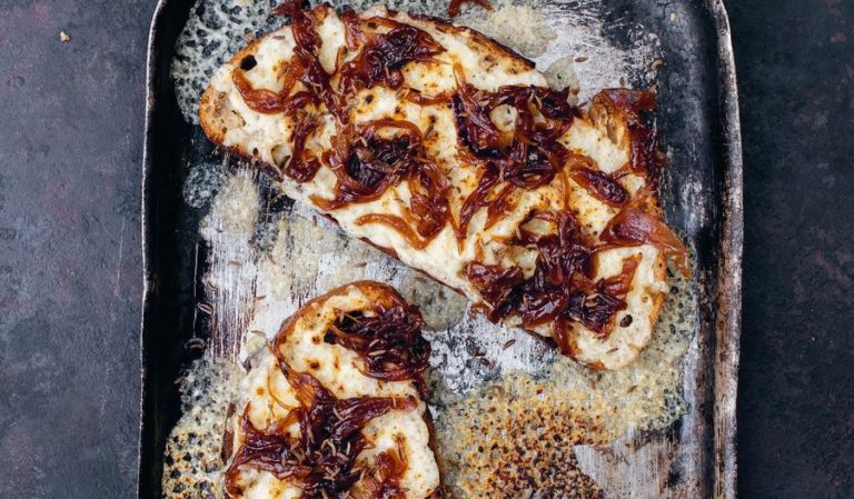 Cheddar and Caraway Onion Jam on Sourdough | Ultimate Cheese on Toast