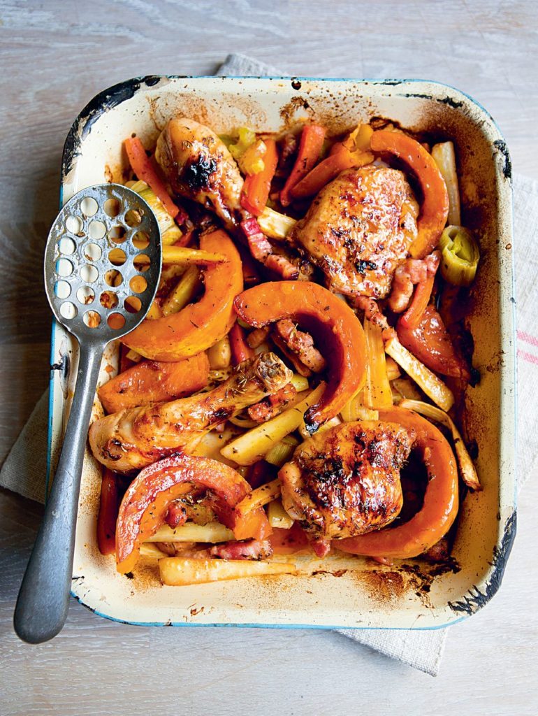 Autumnal Chicken Tray Bake