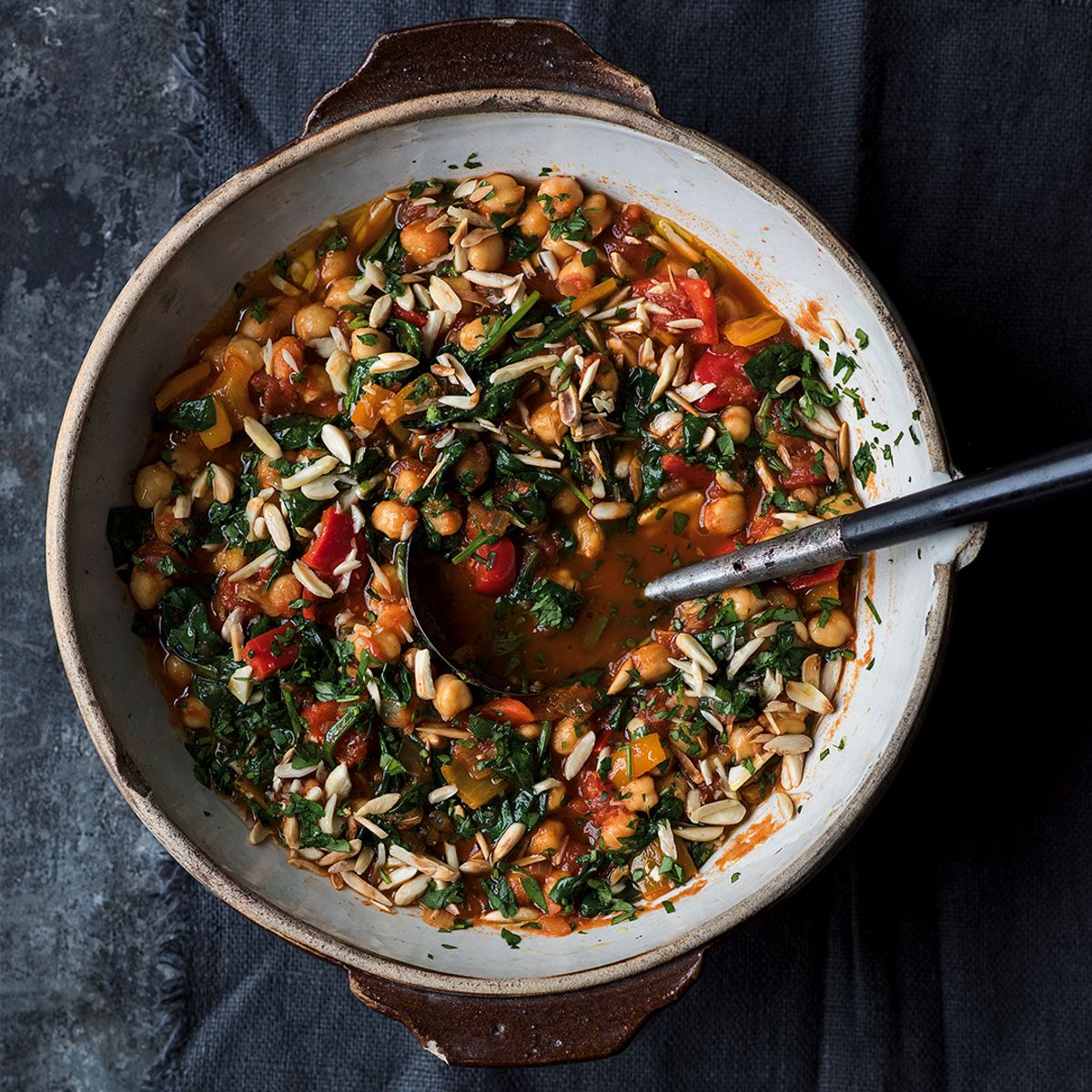 Spanish Chickpea and Almond Stew