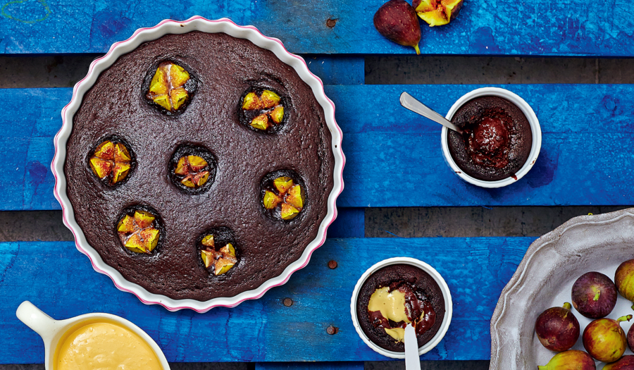 Chocolate Molten Pots and Chocolate Fig Pudding from The Art of Eating Well