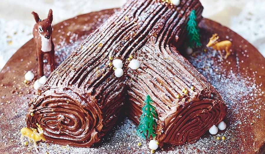 Jamie Oliver Chocolate Log Recipe | Christmas Dessert Recipe