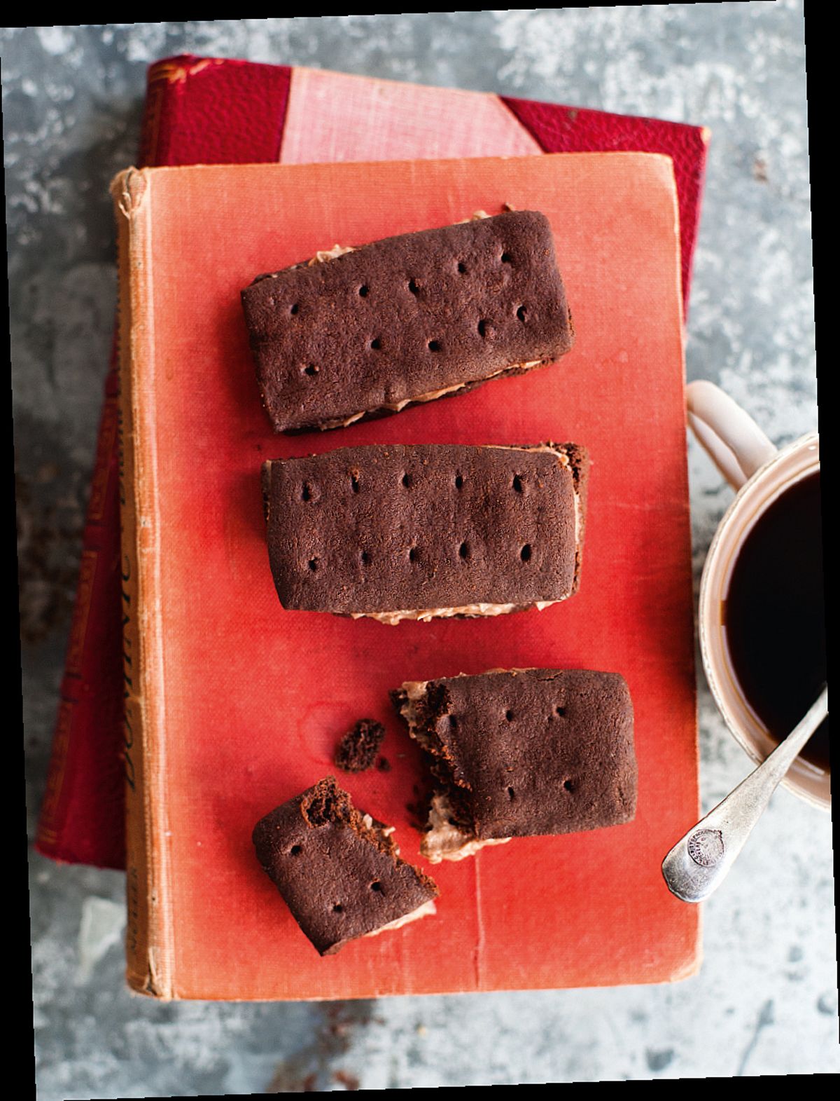 Chocolate Bourbons Recipe | Chocolate Biscuit Recipe